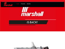 Tablet Screenshot of marshall.it