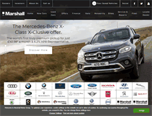 Tablet Screenshot of marshall.co.uk