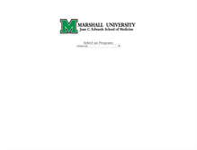 Tablet Screenshot of livewell.marshall.edu