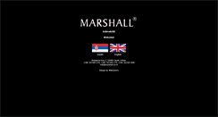 Desktop Screenshot of marshall.co.rs