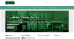 Desktop Screenshot of forensics.marshall.edu